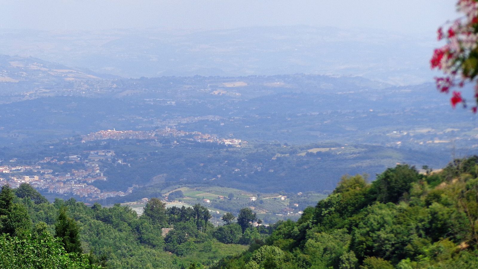Panorama di Paternopoli, in provincia di Avellino